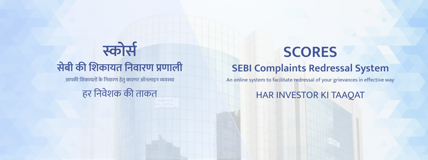 Scores Sebi Complaints Redressal System